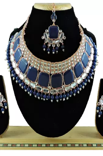 Premium Heavy Wedding Wear Necklace Set