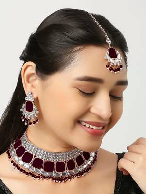 Premium Heavy Wedding Wear Necklace Set 1