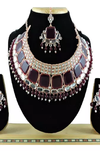 Premium Heavy Wedding Wear Necklace Set