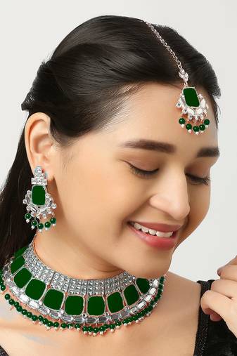 Premium Heavy Wedding Wear Necklace Set