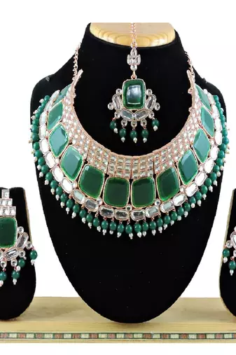 Premium Heavy Wedding Wear Necklace Set