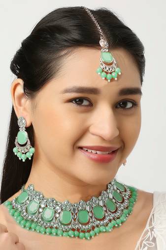 Premium Heavy Wedding Wear Necklace Set