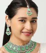 Premium Heavy Wedding Wear Necklace Set