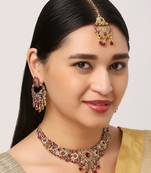 Premium Heavy Wedding Wear Necklace Set