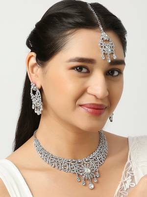 Premium Heavy Wedding Wear Necklace Set 1