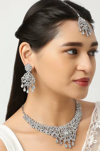 Premium Heavy Wedding Wear Necklace Set