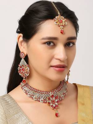 Premium Heavy Wedding Wear Necklace Set 1