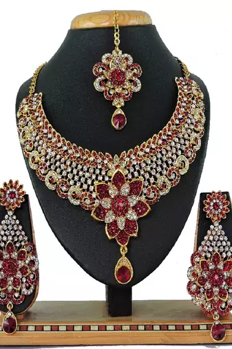 Premium Heavy Wedding Wear Necklace Set