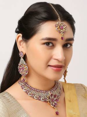 Premium Heavy Wedding Wear Necklace Set 1