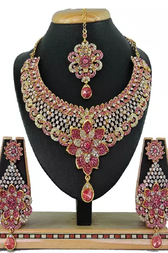 Premium Heavy Wedding Wear Necklace Set