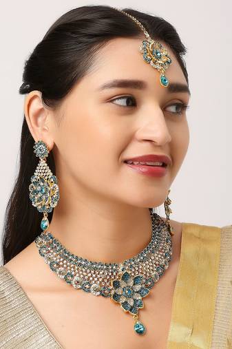 Premium Heavy Wedding Wear Necklace Set