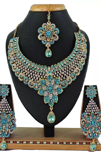 Premium Heavy Wedding Wear Necklace Set