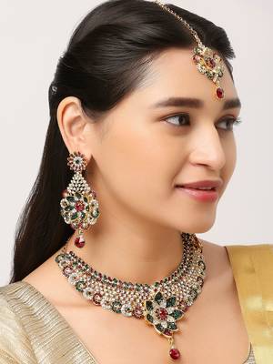 Premium Heavy Wedding Wear Necklace Set 1
