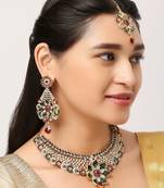 Premium Heavy Wedding Wear Necklace Set