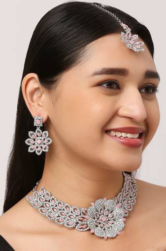 Premium Heavy Wedding Wear Necklace Set