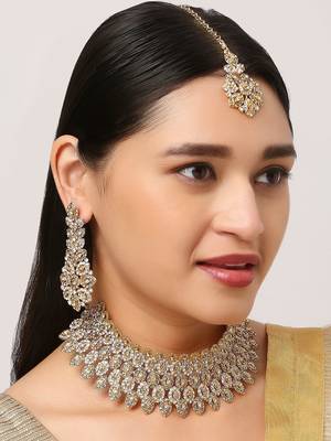 Premium Heavy Wedding Wear Necklace Set 1