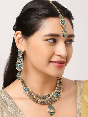 Premium Heavy Wedding Wear Necklace Set 1