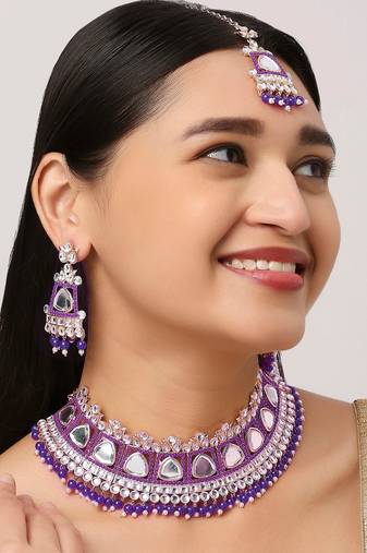 Premium Heavy Wedding Wear Necklace Set