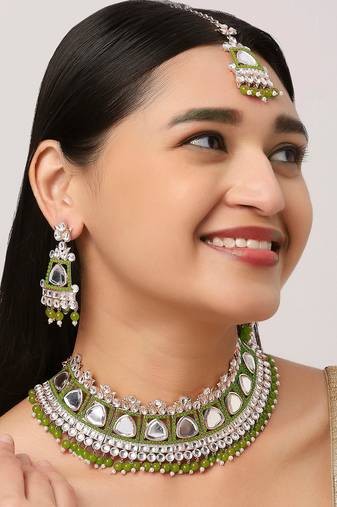 Premium Heavy Wedding Wear Necklace Set