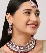 Premium Heavy Wedding Wear Necklace Set