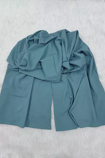 Ana light weight soft poly crinkle sea green hijab