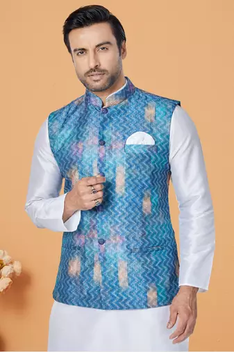 Kurta Pajama with Jacket Set