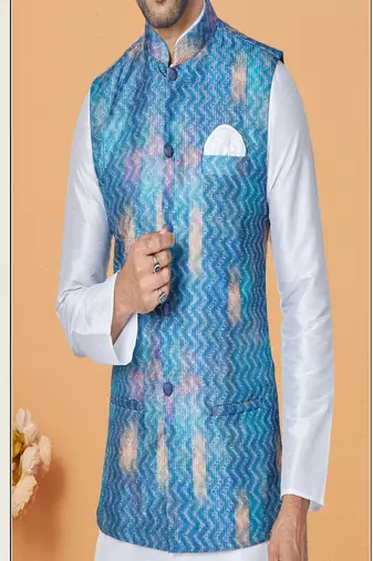 Kurta Pajama with Jacket Set