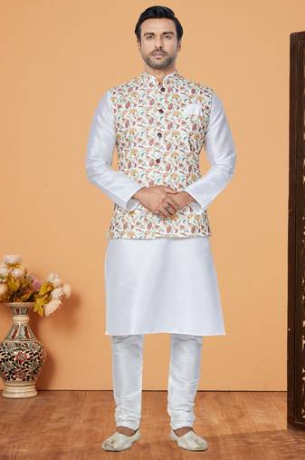 Kurta Pajama with Jacket Set