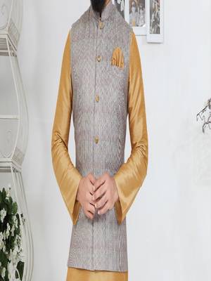 Kurta Pajama with Jacket Set 3