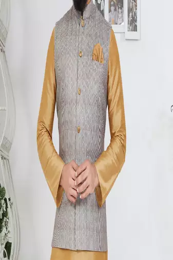 Kurta Pajama with Jacket Set