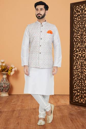 Kurta Pajama with Jacket Set