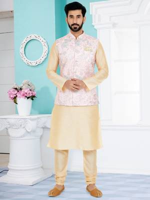 Kurta Pajama with Jacket Set 1