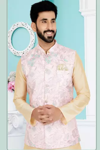 Kurta Pajama with Jacket Set