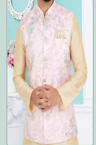 Kurta Pajama with Jacket Set