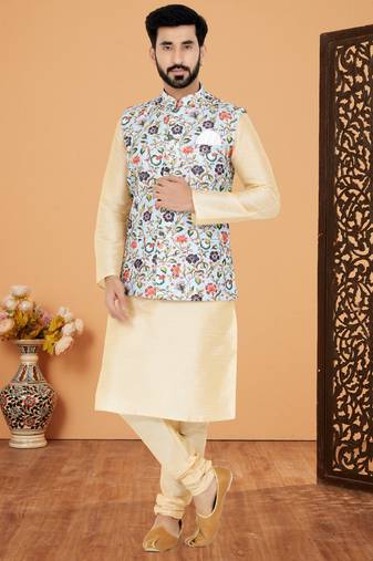 Kurta Pajama with Jacket Set