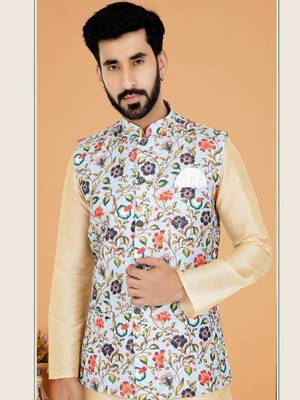 Kurta Pajama with Jacket Set 2