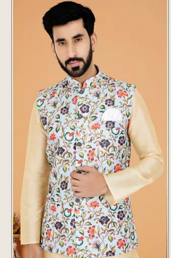 Kurta Pajama with Jacket Set
