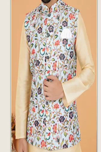 Kurta Pajama with Jacket Set