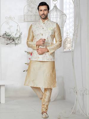Kurta Pajama with Jacket Set 1