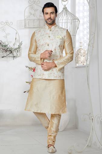 Kurta Pajama with Jacket Set