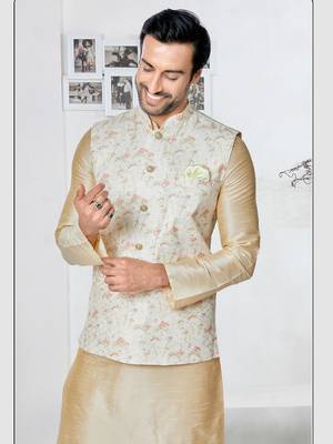 Kurta Pajama with Jacket Set 2