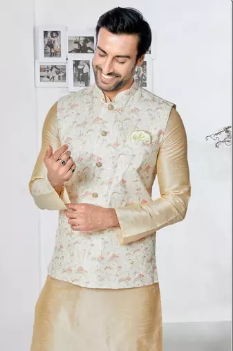 Kurta Pajama with Jacket Set