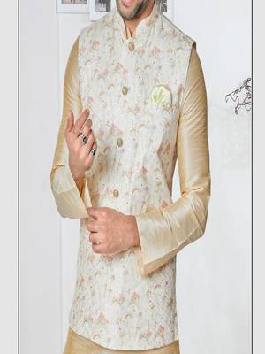 Kurta Pajama with Jacket Set 3