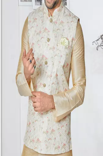 Kurta Pajama with Jacket Set