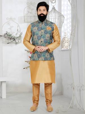 Kurta Pajama with Jacket Set 1
