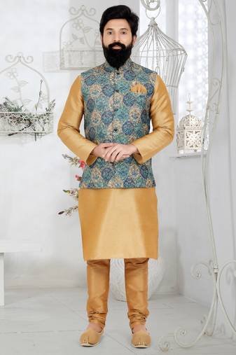 Kurta Pajama with Jacket Set