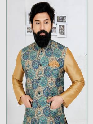 Kurta Pajama with Jacket Set 2
