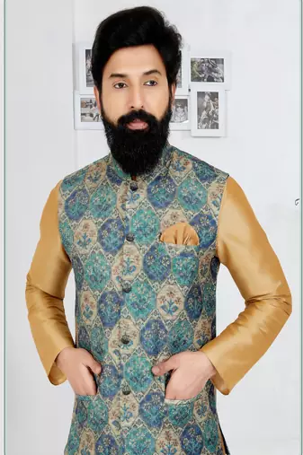 Kurta Pajama with Jacket Set