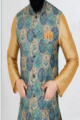 Kurta Pajama with Jacket Set