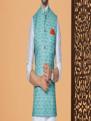 Kurta Pajama with Jacket Set 3